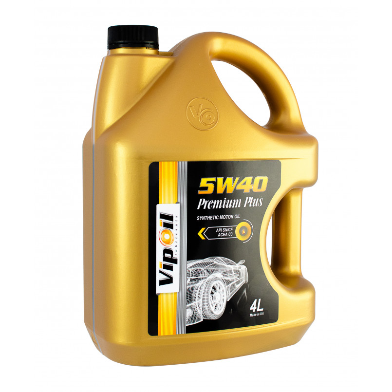 Олива моторна VipOil PREMIUM PLUS 5W-40 API SN/CF